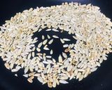 A picture of step 2 of Roasted sunflower seeds & other seeds spiced jaggery brittle.