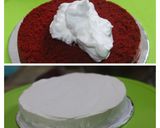 Foto langkah ke 11 dari resep Red Velvet Faultline Cake.