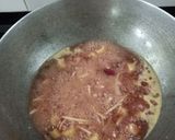 A picture of step 4 of Szechwan Pepper manchow soup.