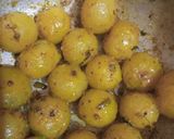 A picture of step 3 of Amla Achar balls.