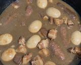 A picture of step 8 of Braised Pork Belly & Sausage.