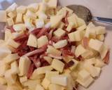 Torta salata di provola, speck e purè di patate recipe step 2 photo