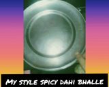 A picture of step 2 of My style spicy Dahi Bhalle.