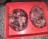Foto langkah ke 1 dari resep Beef Steak Black Pepper with Mushroom Sauce (steak sapi lada hitam dengan saus jamur).