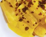 Foto del passaggio 7 della ricetta RIGATONI con PESTO di PEPERONI GIALLI
