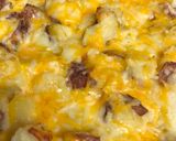 A picture of step 2 of Iron Skillet Potato Bake.