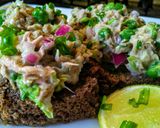 Foto del paso 2 de la receta: SANDWICHES De Atún a la Mayonesa con Pan de Linaza...!