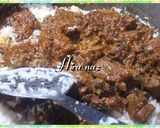 A picture of step 9 of Beef Biryani.