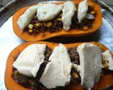 Foto del paso 10 de la receta: Zapallo relleno (versiones vegan y con carne)!
