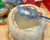 Hình bước làm 4 của món Rau Câu Trái Dừa