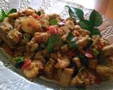 Foto langkah ke 6 dari resep Tumis Tempe Udang Daun Jeruk♡.