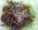 Hình bước làm 6 của món Gỏi xoài xanh cá khô chua ngọt