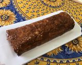 Une image de l'étape 6 de Gâteau roulé chocolat banane.