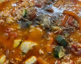 A picture of step 7 of One Pot Cajun Rice (with or without spice).