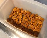 Une image de l'étape 4 de Ongles de sorcière (graines de courge grillées paprika et épices massalé).