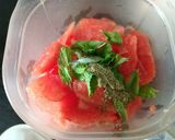 A picture of step 2 of Watermelon Popsicle.