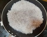 A picture of step 1 of Coconut Barfi.