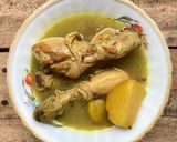 Foto langkah ke 3 dari resep Opor Ayam Kentang Tahu.