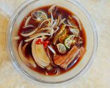 Hình bước làm 3 của món Cá hồi ngâm tương