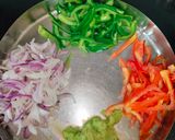 A picture of step 1 of Paneer kathi roll.