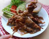 Foto langkah ke 6 dari resep Sate Jamur Saos Kacang, yummy.