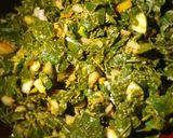 A picture of step 3 of Moringa salad.