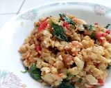 Foto langkah ke 4 dari resep Tempe penyet kemangi.