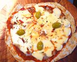 Foto del paso 8 de la receta: Pizza Sin horno! (A la Sartén/pizza Hereje) 🍳