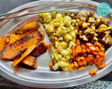 Foto del paso 1 de la receta: Arroz con verduras asadas y curry
