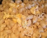 A picture of step 8 of Eggy Pasta.