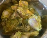 A picture of step 2 of Kolhapuri Chicken.