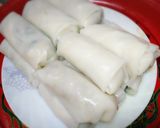 รูปขั้นตอนการทำที่ 7 ของ ก่วยเตี๋ยวห่อนึ่งไส้กุยช่ายหมูสับและหน่อไม้คั่ว