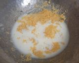 A picture of step 3 of Cheesy and Creamy veggie white sauce penne pasta (with fresh cream, cheese and seasonings).