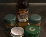 A picture of step 4 of Double Trouble Double IPA hot sauce.