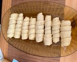 Foto del paso 7 de la receta: Cañoncitos hojaldrados de Dulce de leche 💛