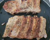 Foto del paso 5 de la receta: Costillar de cerdo confitado, y salsa de naranja. Receta propi