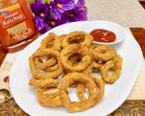 Hình bước làm 4 của món Onion rings / Air Fryer