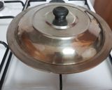 A picture of step 4 of Ragi cabbage roti.