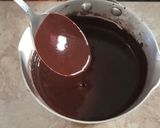A picture of step 4 of Perfect Chocolate Mirror Glaze.