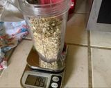 A picture of step 2 of Oatmeal bread GF DF EF SF.