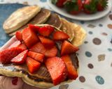 Foto del paso 4 de la receta: Taco pancakes de fresas con Nutella y nata helada