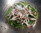 秋菊炒鴻禧菇的食譜步驟2照片