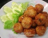 รูปขั้นตอนการทำที่ 4 ของ หมูสับปลาเค็มไข่แดง