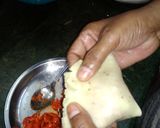 A picture of step 5 of Pastaa Samosa.