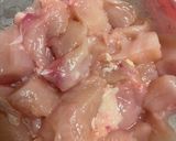 A picture of step 1 of Lazy Orange Chicken.