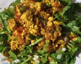 A picture of step 5 of Paneer bhurji.