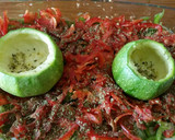 Foto del paso 1 de la receta: Calabacines rellenos de atun