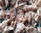 Фото кроку 2 до Швидкий кіш пиріг зі шпинатом та мясом зі спинки домашнього півня.