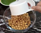 A picture of step 1 of Samosa Chat.