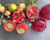 A picture of step 4 of Pomegranate tea.